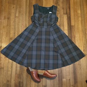 Torrid Outlander Collection Tartan Swing Dress Size 10